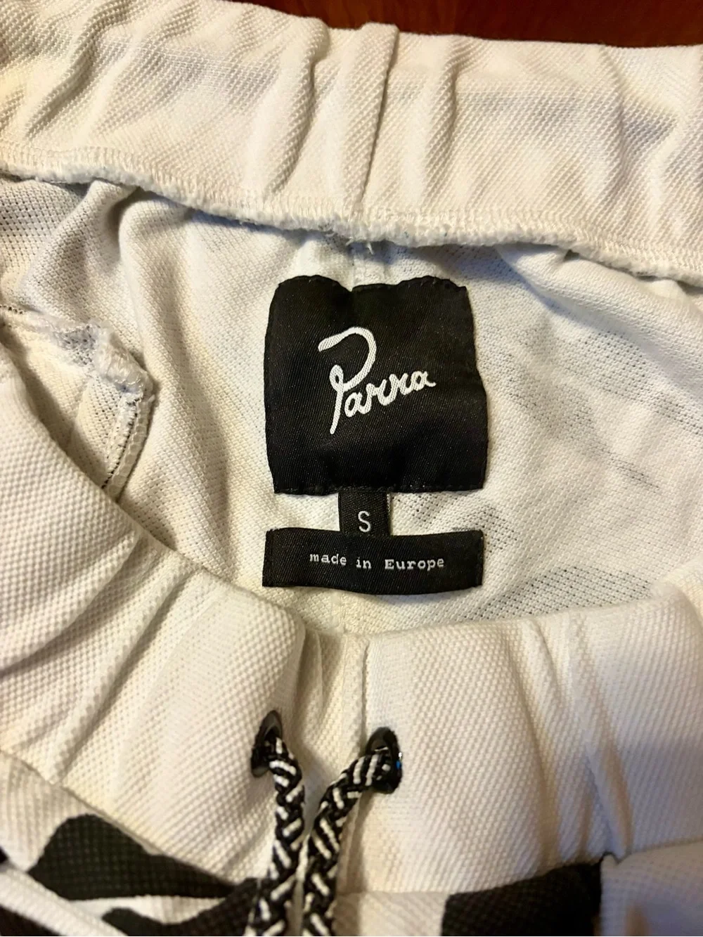 Parra, Black & White Graphic Men’s Shorts